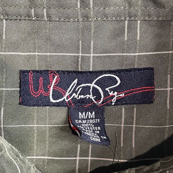 Urban Rags Button Down Shirt Green Size Medium Y2K Fashion - Picture 3 of 3